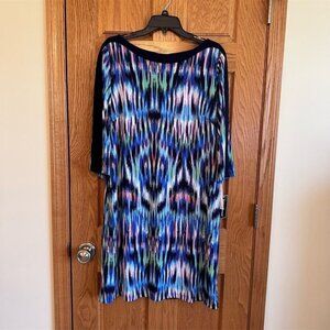 Jessica Howard Women's Plus Size 14 Multicolor Knee Length Dress NWT